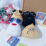 Hot 10cm Game My Pet Alien Pou Plush Keychain Furdiburb Emotion Alien Plushie Stuffed Animal Pou Doll For Kids Birthday Gift